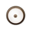 Plafoniera clasica patinata 2xE14/40W, Empire DL 7-085/2/26 PATINA/OPAL-MATT Orion